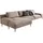 Designwerk Eckcouch Polyester 3-Sitzer Beige