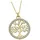Lotus Silver Halskette Lebensbaum 925 Sterling Silber Gold
