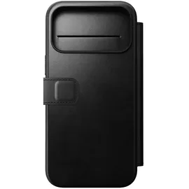 Nomad iPhone 17 Pro Max Leder Flipcase schwarz