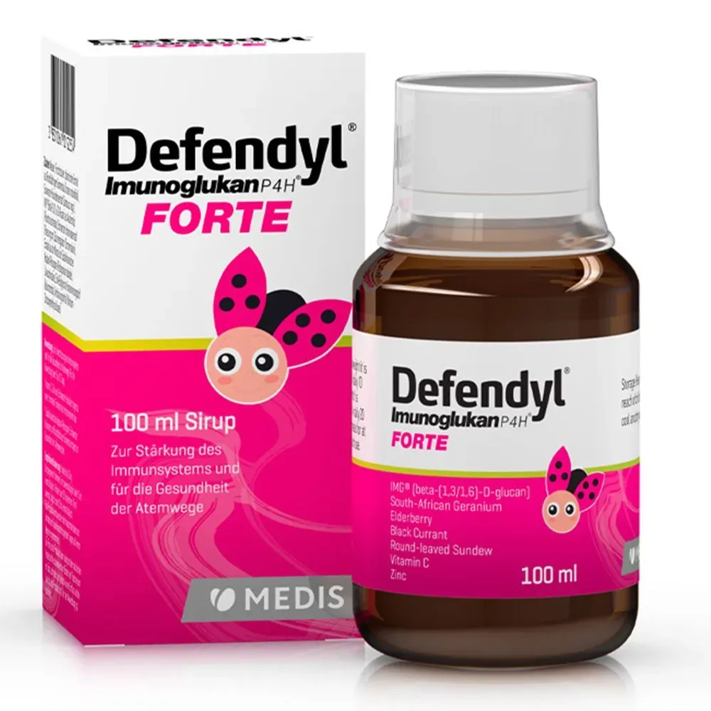 Defendyl-Imunoglukan® P4H Forte Sirup - mit dreifacher Kraft das Immunsystem unterstützen