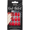 Nail Addict – Cherry Red | 24 künstliche Nägel in Rot mit Kleber & Feile für schöne Fingernägel zum Aufkleben | Press On Nails - Klebenagel Set mit langen Tips