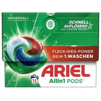 Ariel UNIVERSAL+ Allin1 PODS Waschmittel Caps, 15 St.