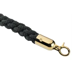 Verbindungskordel 2500x32mm schwarz/titanium gold - Schwarz / titanium gold