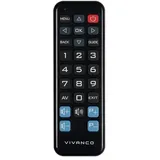 Vivanco RR Z 130 LG Fernbedienung Schwarz
