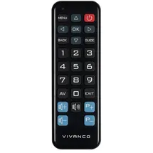 Vivanco RR Z 130 LG Fernbedienung Schwarz