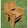 aleos TEAK Set 7-tlg. Braun