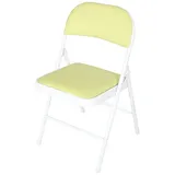 Hti-Living Klappstuhl Kunstleder Weiß