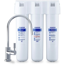 Aquaphor Aquaphor Aktivkohle-System - für Wasser - dreistufig - 2,5 l/min - inkl. Wasserhahn