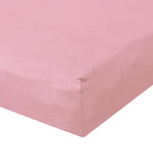 BettwarenShop Spannbettlaken Jersey-Elasthan 140 x 200 - 160 x 220 cm altrose-pink