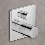 Duravit Thermostatarmatur Unterputz eckig für 1 Verbraucher Chrom TH4200015010