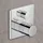 Duravit Thermostatarmatur Unterputz eckig für 1 Verbraucher Chrom TH4200015010