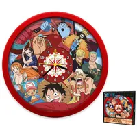 One Piece Wanduhr 25cm Anime Uhr mit Strohhut-Bande |