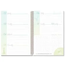 häfft® verlag Häfft College-Timer A5 Wild Blossoms 26/27
