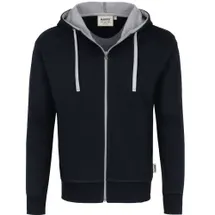 Hakro Kapuzenjacke Bonded 455, Schwarz Gr. XL