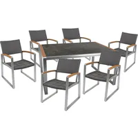 Garden Pleasure AVERNA Set 7-tlg. Grau
