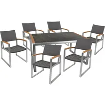 Garden Pleasure AVERNA Set 7-tlg. Grau
