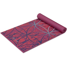 Gaiam Yoga Mat Premium Print Extra Thick Non Slip Exercise & Fitness Mat for All Types of Yoga, Pilates & Floor Workouts, Radiance, 6mm