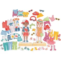 HaPe Magnetisches Anzieh-Puzzle inklusive Holzsockel, Kreativ-Set