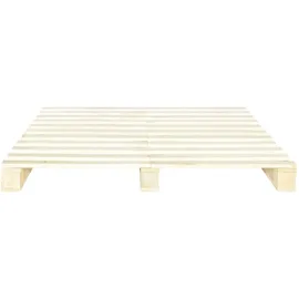vidaXL Palettenbett Massivholz Kiefer 140×200 cm