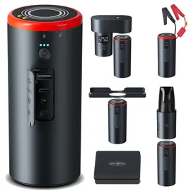 Reflexion Auto Starthilfe Powerbank 15000mAh Kompressor Staubsauger
