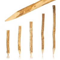 BooGardi Zaunpfosten Haselnuss · Länge: 90 cm 5er Set · Braun