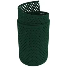 zaun|zu® Sichtschutzzaun Rille 2,55 m Grün