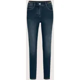 Madeleine Lange Slim Fit Stretch-Jeans in darkblue | Gr.: 48