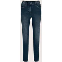 Madeleine Lange Slim Fit Stretch-Jeans in darkblue | Gr.: 48