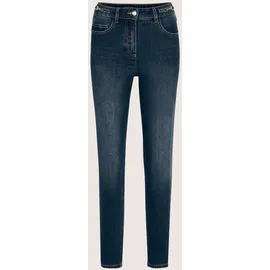 Madeleine Lange Slim Fit Stretch-Jeans in darkblue | Gr.: 48