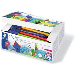 STAEDTLER Noris Club 326 - Filzstift - gemischte Farben - wasserbasierte Tinte -
