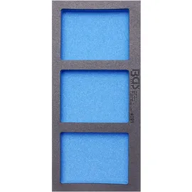 BGS Werkstattwageneinlage 1/3 Metall 408 x 189 x 32 mm blau leer: 3 Ablagefächer