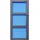 BGS Werkstattwageneinlage 1/3 Metall 408 x 189 x 32 mm blau leer: 3 Ablagefächer