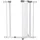 Dreambaby Treppenschutzgitter, Türschutzgitter Ava Slimline 61-68x76 cm Weiß