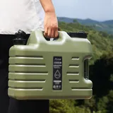 Wasserbehälter Camping Bpa Frei Mit Hahn Wasserleitung Kanister Trinkwasserkanister Mit Verlängerung Wasserleitung Camping Wasserkanister Notfall Wassertank Für Wandern Picknicks Notfall,25L,Green