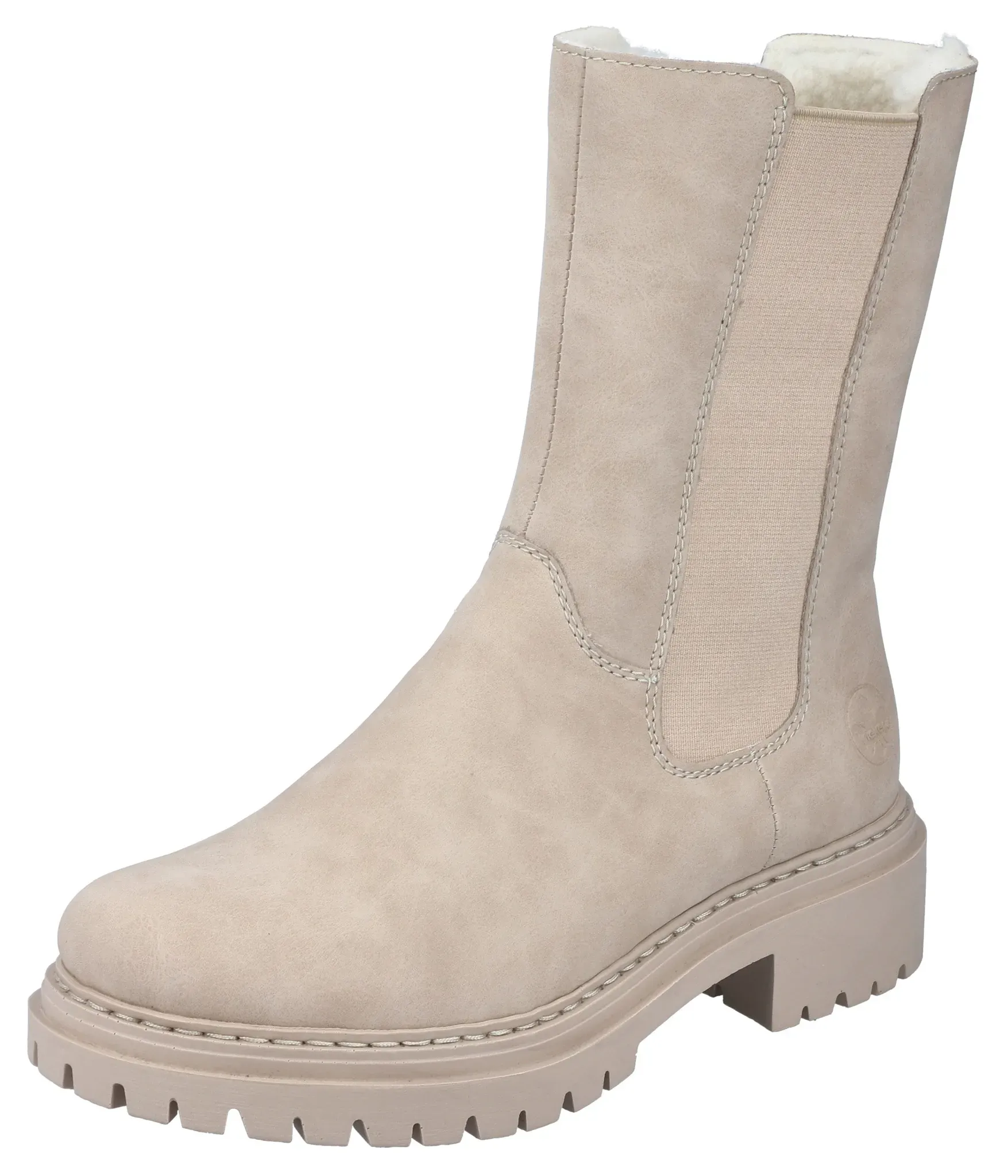 Rieker Chelseaboots, mit breitem Stretch an der Seite Rieker creme 41