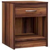 CASARIA Nachtschrank Hamburg 40 x 50 x 35 cm Braun