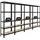 Proregal Schwerlastregal Stahl 180 x 75 x 30 cm schwarz