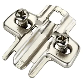 Hettich Topfband SENSYS 8645i T52 Mittelanschlag 110° mit Montageplatte - Silber