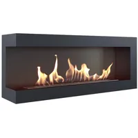 Kratki Wandkamin DELTA schwarz