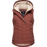 Ragwear Steppweste "Hesty", Damen, Gr. S (36), orange (terra), Außenmaterial: 100% Polyester. Innenfutter: 100% Polyester.