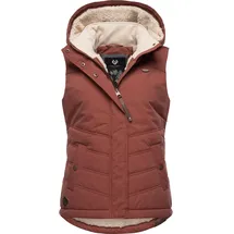 Ragwear Steppweste "Hesty", Damen, Gr. S (36), orange (terra), Außenmaterial: 100% Polyester. Innenfutter: 100% Polyester.
