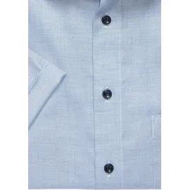 Marvelis Kurzarmhemd modern fit, bügelfrei, Businesshemd blau 38