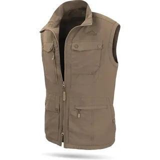 normani Outdoor Sports Herren Outdoor Weste Kudu in Khaki | Gr.: 5XL