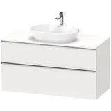 Duravit „D-Neo“ 120 x 66,4 cm, 2 Auszüge, Griff edelstahl gebürstet