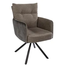 Riess-Ambiente Armlehnstuhl, grün Textil, 58x90x68 cm, Esszimmer, Stühle, Esszimmerstühle, Armlehnenstühle