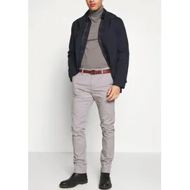 Indicode Stoffhose "Gower", Herren, Gr. 30, Länge 34, grau (lt grau), Web, Obermaterial: 98% Baumwolle, 2% Elasthan, unifarben, schmal normal, Hosen Stoffhose, Baumwollmischung, regular fit