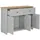 vidaXL Sideboard Grau 112x35x81 cm