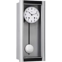 HERMLE Wanduhr, Römisch Schwarz Ø 50