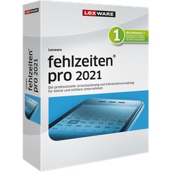 Lexware Fehlzeiten Pro 2021, 365 Tage Laufzeit, Download