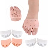 Kiwochy Zehenspreizer Silikon Zehen Separator Korrektur Hallux Valgus Zehenspreizer Fußschmerzen lindern Bunion Zehenspreizer Silikon Corrector für Damen Herren 3 Paar (6 Stück)